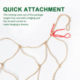 Jute Trellis Netting - Jute Netting for Garden, Heavy Duty Plant Support Netting for Climbing Plants, Cucumber, Vine, Fruits & Vegetables, Climbing Vining Plants (6.6 Ft x 9.8 Ft, 5.9 Inch Squares)