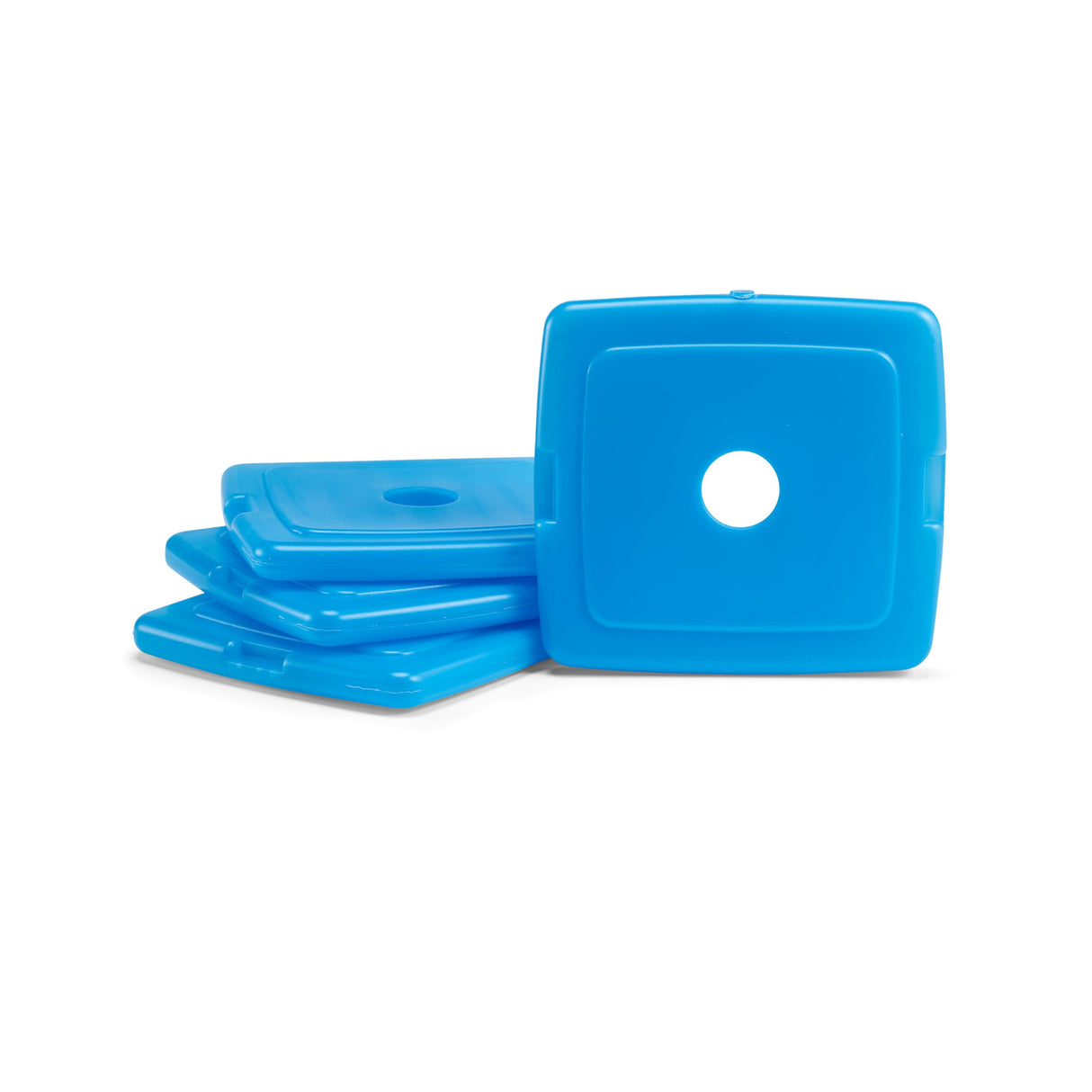 Cool Coolers by Fit & Fresh Kids Clear Blue Ice Packs, Quick Freeze, Space-Saving, Reusable Ice Pack for Lunch Boxes & Coolers