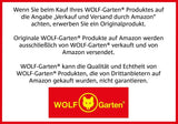 Wolf-Garten RFM15 Multi-Change Push/Pull Weeder Cultivation Tool Head, Red, 15 cm