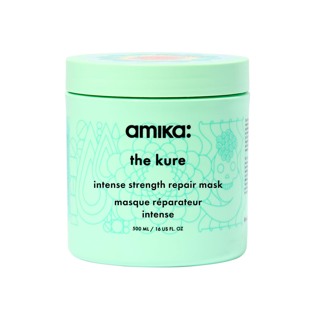 amika the kure intense strength repair mask, 500ml
