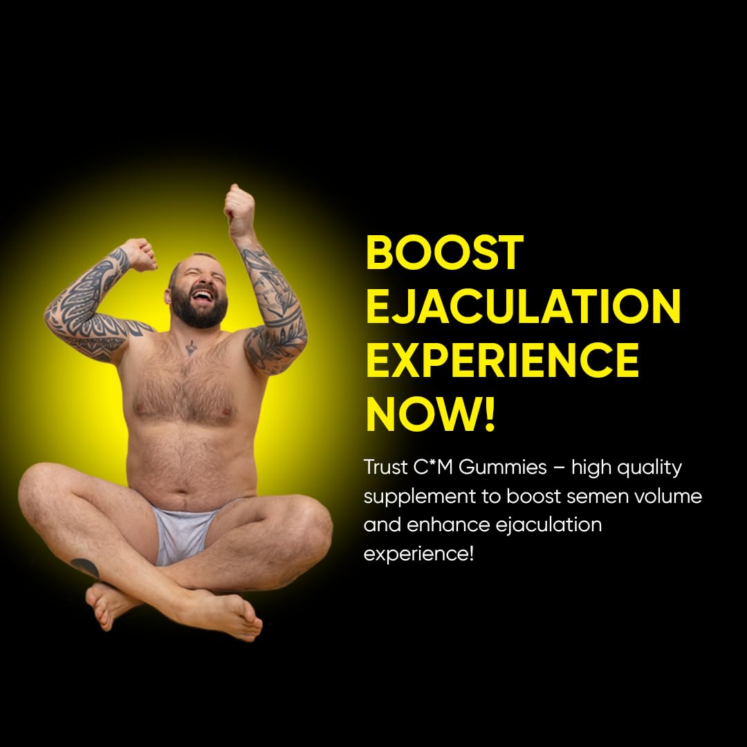 FRIEND OF DOROTHY Raspberry C*M Gummies – Improves Sperm Volume and Load – Semen Volume Supplement – 60 Capsules