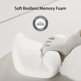 WMM Seat Cushion & Lumbar Support Pillow for Office Chair, Car Seat Wheelchair Travel, Reduce Tailbone Pressure for Lower Back, Tailbone, Sciatica, Hip Pain Relief