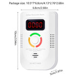 Advanced Detection Device with Alerts Systems Home Safe Carbon Monoxide Alarms ABS for Indoor Air Assurances Office Hotel Alarm