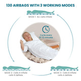 Alternating Air Pressure Mattress Pad, Bed Sore Prevention, Hospital Bed Mattress Topper with Whisper Quiet Pump & Waterproof, Heat Resistant Ulcer Cushion Pad for Hospital, Home, Medical Use