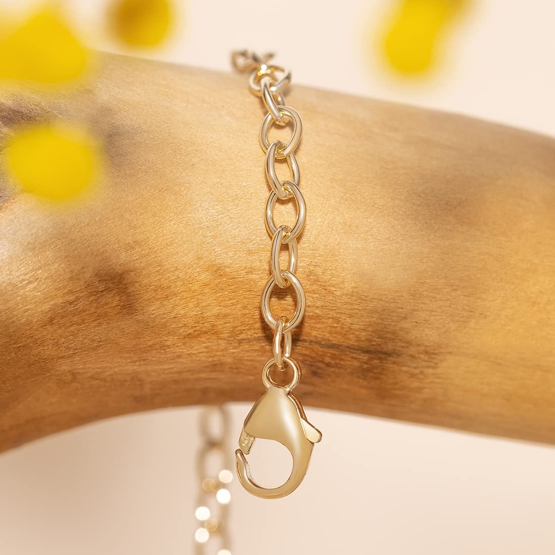 BENIQUE Necklace Bracelet Extender - 14K Gold Filled or Solid 925 Sterling Silver Extension, Medium Size Jewelry Chain, Durable Strong Removable 2" 4" or 6" Made in USA