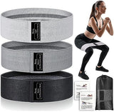 Renoj Resistance Bands, Exercise Workout Bands for Women and Men, 3 Set of Stretch Bands for Booty Legs for Yoga Starter, Pilates Flexbands