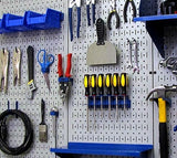 Wall Control 30-P-3232G Gray Metal Pegboard Pack
