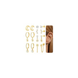 Flat Back Cartilage Earrings for Women Trendy Dainty CZ Flatback Studs