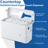 Paper Towel Dispenser Countertop, Multifold Trifold Paper Towel Holder, Hand Towel Dispenser, Commercial Paper Towel Dispenser ,Paper Towel Holder for Home Kitchen Restaurant