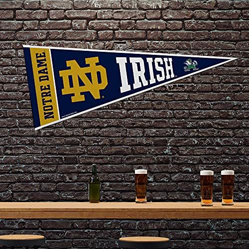 Rico Industries NCAA Exclusive 12" x 30" Felt Wall Décor Pennant - Great for Home/Bed Room/Man Cave Décor