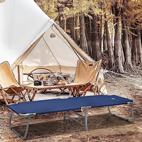 Magshion Portable Military Fold Up Camping Bed Cot + Free Storage Bag- 7 Colors