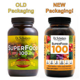 Dr. Schulze's Superfood 100 | Vitamin & Mineral Herbal Concentrate | Dietary Supplement | Daily Nutrition & Increased Energy | Gluten-Free & Non-GMO | Vegan & Organic | 270 Tabs