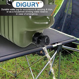 5 Gallon Water Jug, Camping Water Container BPA Free Water Storage with Spigot No Leakage Portable Emergency Water Tank for Outdoor Hiking Camping Picnic Supplies