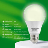 Necgemlex Smart LED Grow Light Bulbs with Remote Controller, Sun Simulation Mode, Built-in Auto Timer, A21/A70 E26/E27 9W Dimmable Full Spectrum Intelligent Plant Grow Bulbs for Indoor Plants, 4 Pack