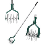 YEELOR Rotary Cultivator Garden Tool with Durable Aluminum Gears
