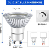 LPSAFP LED GU10 Range Hood Light Bulbs, LED Stove Appliance Light Bulb, Kitchen Light Replacement Halogen Light Bulb, 50W Equivalent, Warm White 120V/AC, 6W 550 Lm, Dimmable,Waterproof IP65 Pack of 2