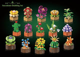 15 Pack Flowers Plants 3.6MM Mini Building Sets - 1314PCS Flower Succulents Botanical Collection for Home Office Décor Block Toy, Party Favors for Christmas Mother's Day Birthday Adults Kids Girls 10+