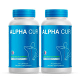 (2 Pack) Alpha Cur Nerve Capsules – All Natural AlphaCur Supplement Pills for Maximum Strength, Health, & Daily Fitness (120 Caps)