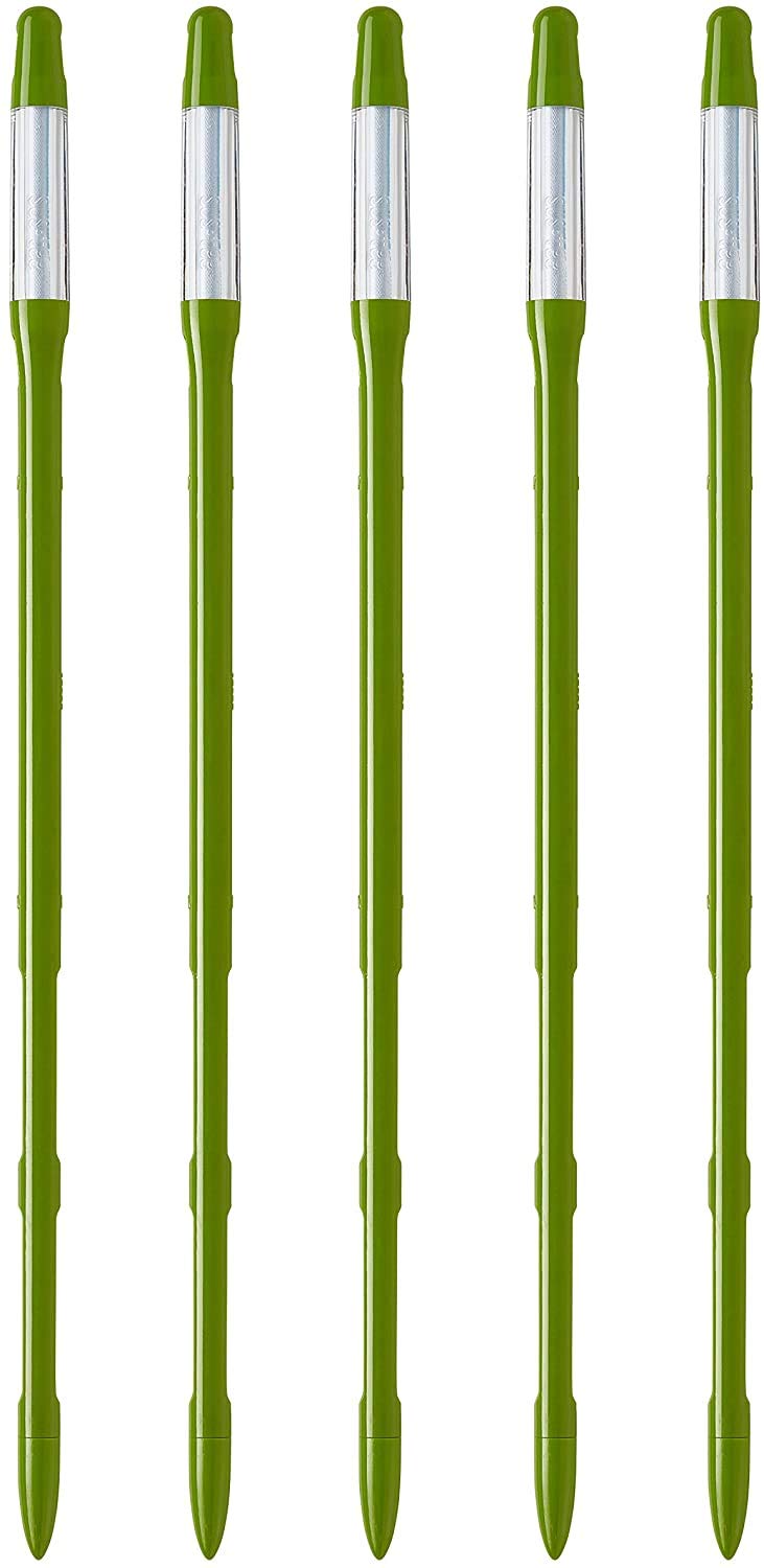Sustee Aquameter, Set of 5, Plant Soil Moisture Sensor (Green, Large)