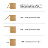 Chibery 3/8 Inch Inset Cabinet Hinges, 25 Pairs(50 Pack) Self Closing Flush Face Mount Hinges with Door Bumper, Variable Decorative Hardware for Bathroom, Furniture, Kitchen Cabinet Doors, Matte Black
