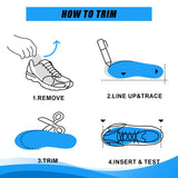 HAPANUN Carbon Fiber Insole with Arch Support for Long Periods of Standing, Jogging, Hiking and Other Outdoor Sports, as Well as a Work Boot Insole. (Blue, M：7.5/8丨W：8.5/9（270mm）)