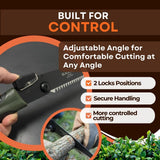 Saboten 8.3" Folding Pruning Saw, Made in Japan, Compact Hand Saw for Tree Branches, Garden Cutting & Outdoor Use - forest Originals