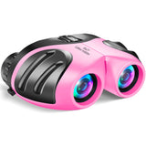 Gifts for 3-6 Year Old Girls and Boys, Kids Binoculars for Outdoor Easter Toys for 4 5 6 Year Old Girl Easter Christmas Xmas Stocking Stuffers Fillers Gifts for Kids Teen Girls Pink