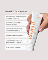 RiseWell Hydroxyapatite Toothpaste Fluoride Free - Wild Mint, 3.4oz