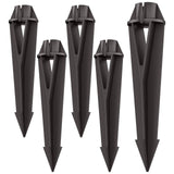 Noobibaba Landscape Lighting Stakes Replacement 1/2 NPT Thread Spike 5-Pack