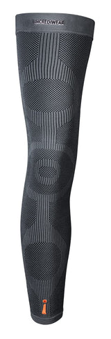 Incrediwear Leg Sleeve – Full Length Long Leg Sleeve for Leg Pain Relief & Muscle Recovery, Helps Reduce Swelling & Inflammation, Promotes Circulation, Leg Sleeves for Men & Women (Charcoal, Small)