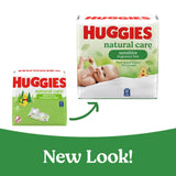 Huggies Natural Care Sensitive Baby Wipes, Unscented, Hypoallergenic, 99% Purified Water, 15 Flip-Top Packs (960 Wipes Total)