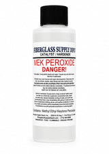 Fiberglass Supply Depot Clear Mek Peroxide Catalyst Hardener 4oz Bottle