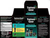 Tattoo Goo Aftercare Kit Includes Antimicrobial Soap, Balm, and Lotion, Tattoo Care for Color Enhancement + Quick Healing - Vegan, Cruelty-Free, Petroleum-Free, Tattoo Artist Gifts (3 Piece Set)