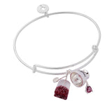 Alex and Ani Spill the Tea' Cup & Tea Bag Charm Bangle