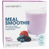 WonderSlim Meal Replacement Smoothie, Berry Yogurt, 15g Protein, Gluten Free (7ct)