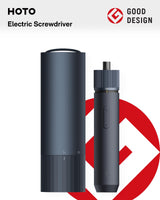 HOTO Electric Screwdriver Rechargeable, 3.6V Cordless Screwdriver Set USB-C, 1/4'' Hex Bits, 3 Torque Settings, 1500mAh Battery, LED Light & 12 S2 Metal Bits for Furniture/Electrical Repairs