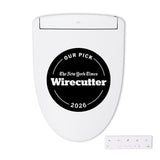 TOTO WASHLET S5 Electronic Bidet Toilet Seat with Instantaneous Water Heating, PREMIST and EWATER+ Wand Cleaning, Elongated, Cotton White - SW3446#01