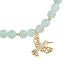 Alex and Ani Hummingbird Gemstone Bolo Bracelet