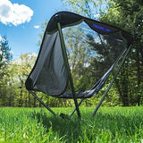 TREKOLOGY Ultralight Beach Chair, Lightweight Camping Chair for Backpacking, Hiking, and Travel - YIZI LITE