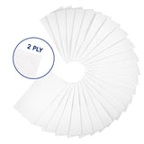 JOLLY CHEF 400 Pack Bathroom Paper Napkins Disposable Guests Hand Towels