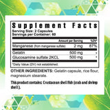 Youngevity Ultimate Gluco-Gel -for Joints, Tendons, Bones & Cartilage | Contains Glucosamine, Gelatin & Manganese | 120 Capsules | 1 Bottle