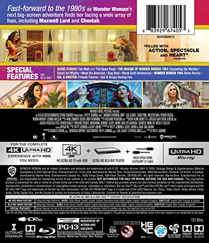 Wonder Woman 1984 (4K Ultra HD + Blu-ray) [4K UHD]
