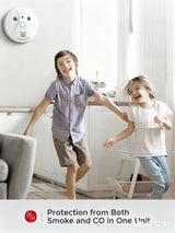 Lecoolife 3 Pack Smoke Detector Fire Alarms Battery Operated with Photoelectric Sensor and Silence Button, Travel Portable