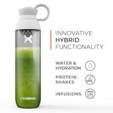 Promixx FORM Protein Shaker Bottle - A Premium for Shakes Infusions and Hydration Durable Gym Bottle, Leakproof Lid, Odorless 26oz (Graphite Gray), (PRO-P-S2-760SHAKER-GGCG)