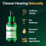 (5 Pack) Audizen liquid Droppers – Audizen Hearing & Ear Health Support Drops – Audizen Tinnitus Relief Premium Drops Formula for Overall Daily Wellness - Audi Zen Droppers Reviews (10 Oz/300ml)
