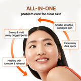 [BY WISHTREND] Mandelic Acid 5% Skin prep Water, Gentle Skin Korean exfoliator for face, Aha Bha Toner, Ideal for Sensitive Skin (1 Fl Oz (Pack of 1))