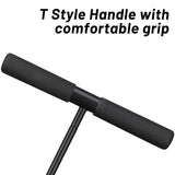 cogardenshower Metal Soil Probe Rod - Septic Tank Locator Tool with T Handle,32-48 Inch Adjustable Ground Probe Rod Steel for Tile Probing,Soil Compaction, Pipe and Gopher Runs Locating