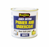 RUSTINS White Primer/Undercoat 250ml