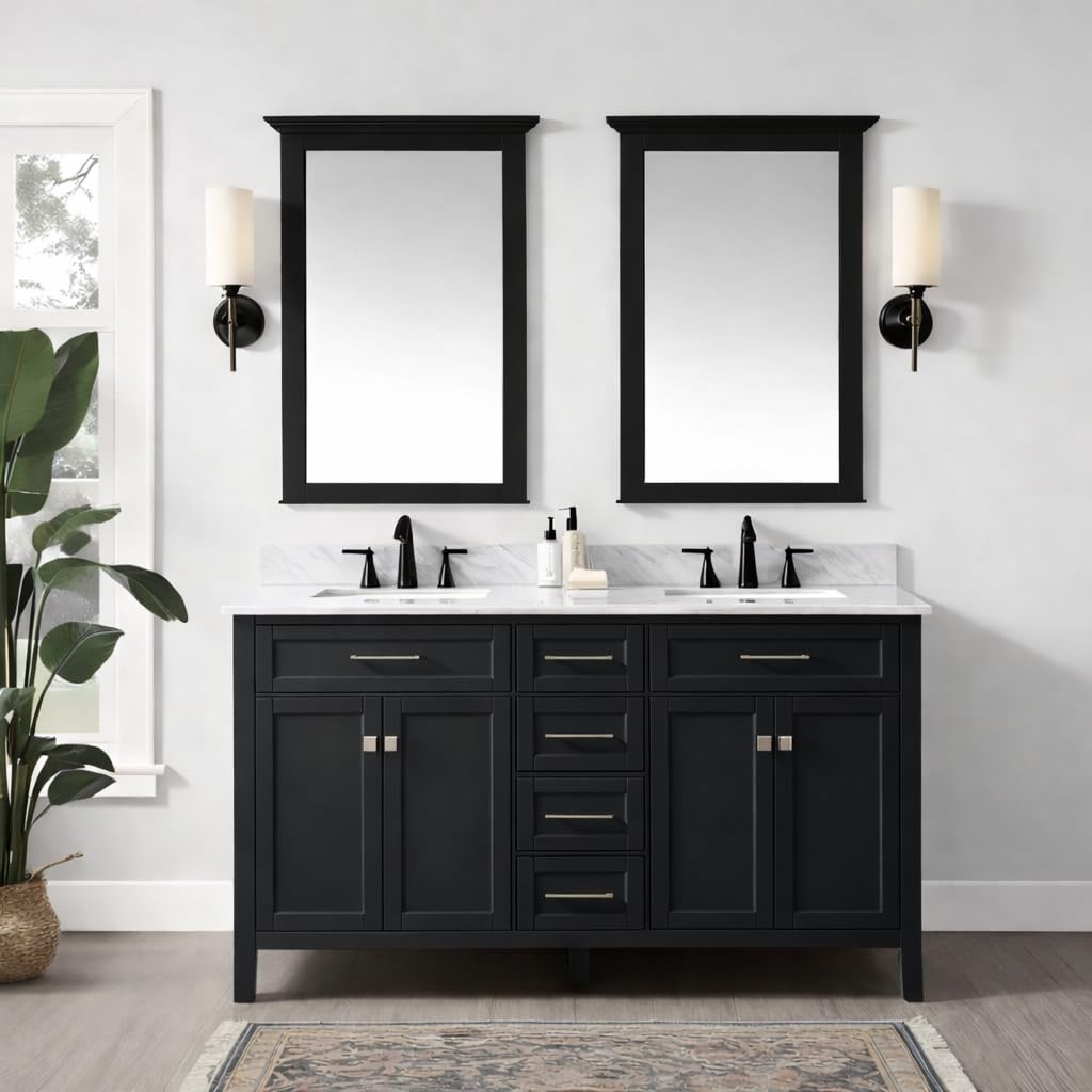 ALL-IN-ONE Paint by Heirloom Traditions, Iron Gate (Black), 8oz Sample - Durable cabinet and furniture paint. Built in primer and top coat, no sanding needed. Includes our 30 featured color card.