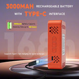 GZAIR 7-in-1 Portable Multi-Gas & Environmental Detector, O2/CO Monitor with Air Pressure, Temperature & Humidity Sensors, 3000mAh Rechargeable Device with SD Data Logging, Flashlight & Stopwatch